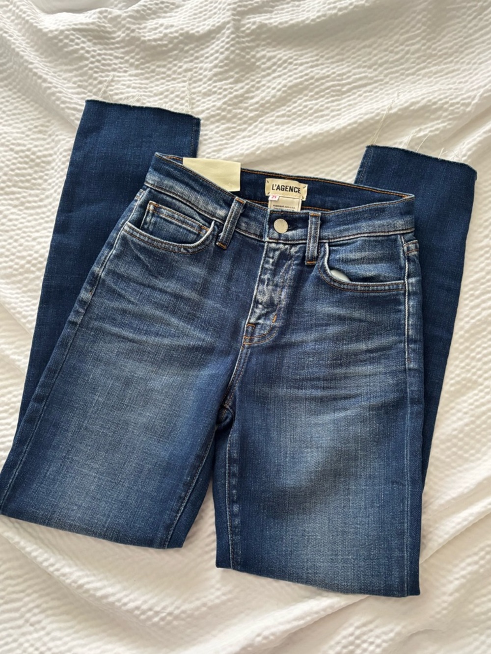 L’Agence Nicoline High Rise French Slim Jeans